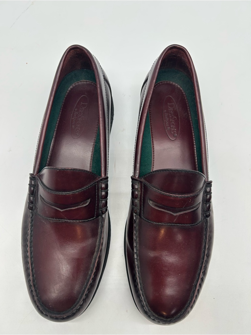 Rockport Dressports Mens Penny Loafers in Burgundy  size 12 M NEW